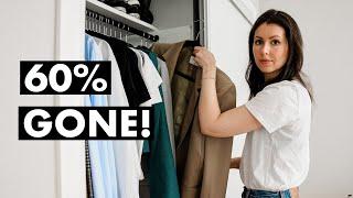 What I learned by getting rid of 60% of my clothes 