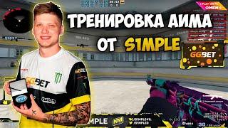 S1MPLE ПОКАЗАЛ СВОЮ ТРЕНИРОВКУ АИМА 2020! S1MPLE PLAYS AIM BOTZ 2020! CS GO