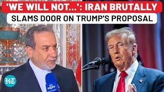 On Cam: Iran's Araghchi Slaps Down Trump's Proposal, Rules Out US Talks Unless Israel Halts Strikes