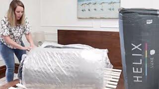 Helix Midnight Luxe Unboxing / Top Selling Helix Mattress!