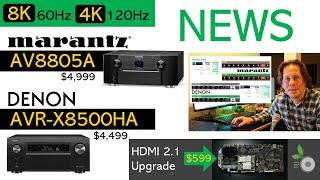 Ripewave Audio News  - New Denon Marantz 8K 2021 Models with HDMI 2.1 support