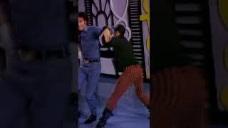 Elvis using karate moves in his '68 Comeback Special. He earned his 7thdegree black belt in 1973. 