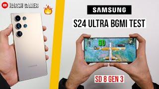 Samsung S24 Ultra Pubg Test With FPS Meter, Heating and Battery Test | Gaming Beast? 