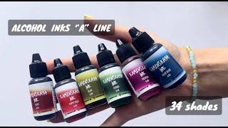 KAMENSKAYA Alcohol Inks - reviewing 'A' line