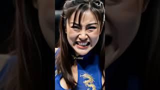 Facing Disrespectful Opponent, Kungfu Girl Defeats Him With No Mercy #kungfu #boxing #fight #ai
