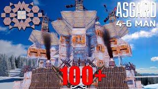 ASGARD - BEST OFFLINE 2x2 base for 100+ ROCKETS with 8 BUNKERS [rust base design]