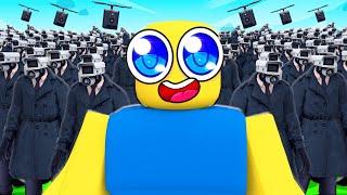 I BECAME *LEADER* OF THE CAMERAMAN ARMY IN ROBLOX (Toilets World War)