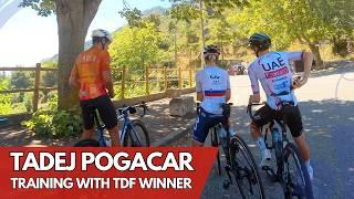 TRAINING with TADEJ POGACAR | Can Amateur keep up with the winner of TDF and GIRO?