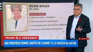 Qui est Susie Wiles, la nouvelle cheffe de cabinet de Donald Trump? - Explications