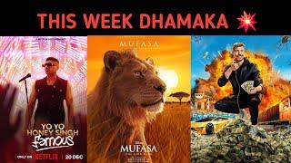 Upcoming Web Series And Movies Of December 2024(This Week) | Netflix, Jiocinema, Beast Games, Zee5 |