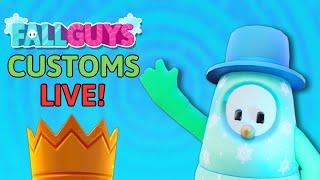 Fall Guys Customs LIVE w/ Viewers! 5900+ Crowns