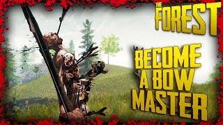 How to DODGE, hit EVERYTIME & fight close range with the BOW | The Forest