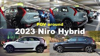 2023 KIA Niro hybrid color portfolio