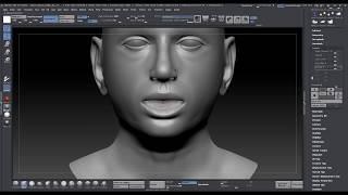 2/2 - Splitting Blend Shapes In Half In Zbrush