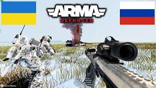 Arma reforger - Ukraine vs Russia "serhiivka conflict" Intense battles!