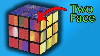 World's Hardest Rubik's Cube to Solve - Two Face Cube