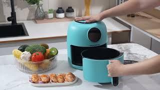 FUMATO Digital Air Fryer | 12 Presets, 4.5L Capacity, 1300W Power and 90% Less Oil Consumption