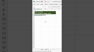 Control + Shift + V - nueva combinación para Copiar y pegar valores en Excel #shorts