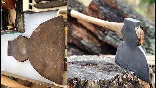 DIY Axe Handle and Broad Axe Restoration