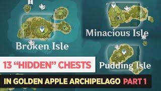 13 Hidden Chests in Golden Apple Archipelago THAT YOU MIGHT HAVE MISSED [PART 1] - GENSHIN IMPACT