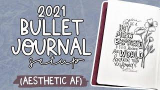 2021 Bullet Journal Setup! Aesthetic AF (Really)