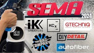 SEMA 2024 Part 2 | IK E Foam Pro 2 Demo | Koch Chemie, Rag Company, Gtechniq | DIY Detail Pad Washer