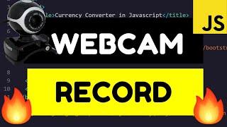 How to Record Video and Audio From Camera Using MediaRecorder WebRTC API in Javascript Full Project