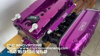 CNC Billet Valve cover and Intake Manifold Set