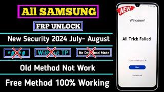 Samsung New Security August 2024 Frp Unlock || All Samsung FRP Bypass || Android 14-13-12