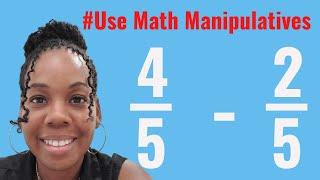 How to Subtract Fractions with the Same Denominators | Fraction Tiles | Teaching Elementary Math