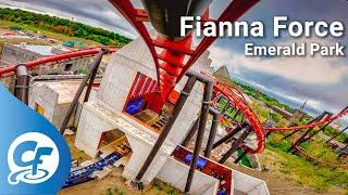 Fianna Force front seat on-ride 5K POV @60fps Emerald Park