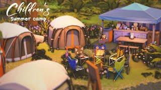 Детский летний лагерь| Summer Camp | SpeedBuild No CC | The Sims 4 | Симс 4