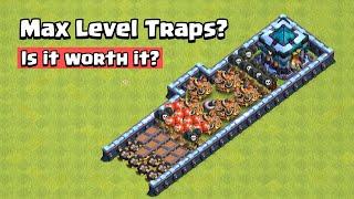 Level 1 Troops VS Max Level Traps | Clash of Clans