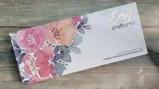 Emma Lefebvre x Craftamo Watercolor Brushes Review [Unboxing]