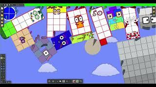 Numberblocks Challenge (34): The Floor is Lava "But Upside Down!"