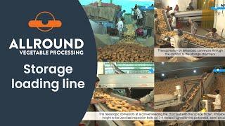 Storage loading line | Allround Vegetable Processing