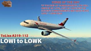 |XP12.1.3| XP12 ATC| LOWI Innsbruck, Austria to LOWK Klagenfurt, Austria| ToLiss A319|