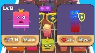 Number Cube War: Merge Idle  VS  Merge Number Cube: Fam Run - New Character