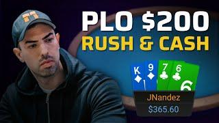 PLO Rush and Cash on GGPoker -- New PLO Trainer UX!