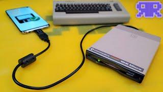 1541 Micro: THEC64 floppy drive ANYONE can make & use! Even on your phone! No 3D printer required!