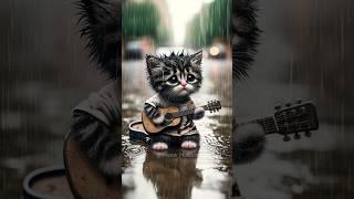 No one listens to the cat sing #shorts  #funny #cat #cute #kitten