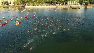 Over 350 swimmers compete in open-water Florida Keys race