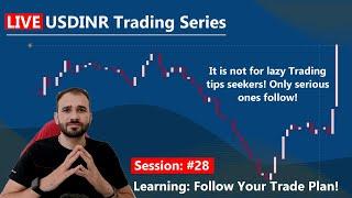 USDINR Live Trading Session #28 : USDINR Trading for Beginners With 80% Plus Win Rate