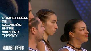 Así fue la reñida competencia de salvación entre Marlen Olivari y Thammy Palma  | Mundos Opuestos
