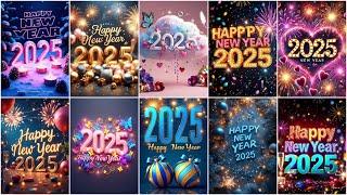 Happy New Year 2025 Hd Wallpaper Photo | Happy Year 2025 | Happy New year photos, images, pictures