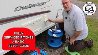 Fully Serviced Caravan Pitches - A Basic Setup Guide