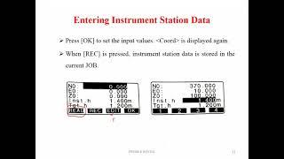 Coordinate  measurement using Total Station #Surveying #Angle measurement - Part 1