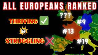 The TRUTH About Europe: Salary vs. Cost of Living (ALL Countries RANKED WORST TO BEST)
