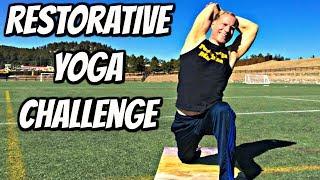 Day 1 - Beginner Morning Yoga | Restorative Yoga with Sean Vigue Fitness