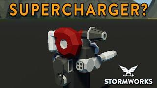 Do Superchargers Work?? - Modular Engine Test - Stormworks